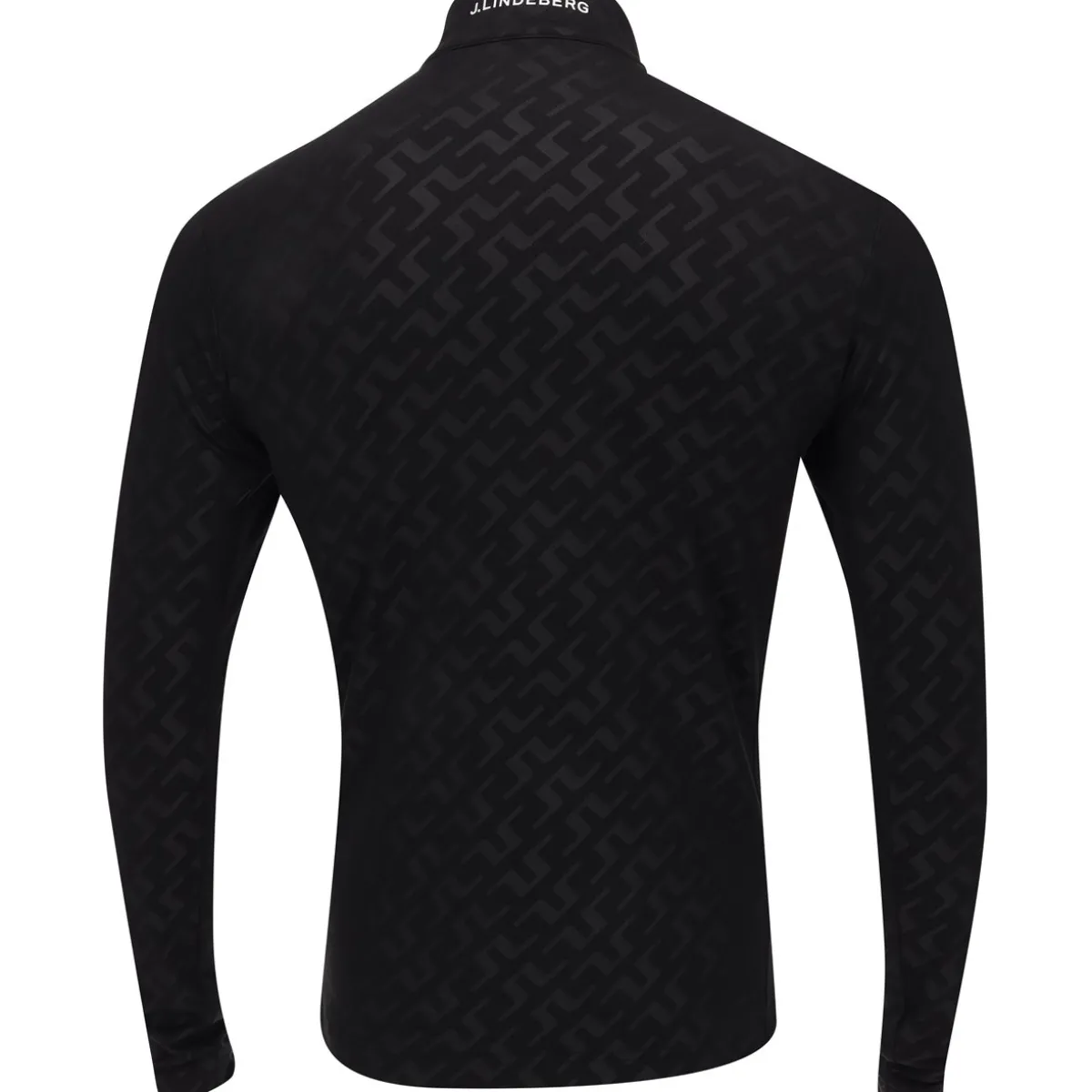 J. Lindeberg Luke Deboss Mid Layer AW '24 Outerwear 1/4 Zip Golf Apparel