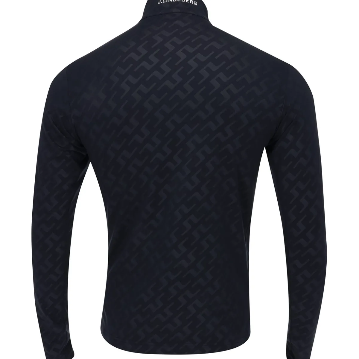 J. Lindeberg Luke Deboss Mid Layer AW '24 Outerwear 1/4 Zip Golf Apparel