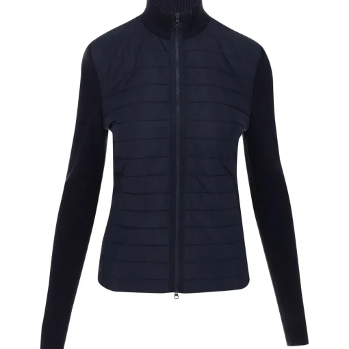 J. Lindeberg Wren Knitted Hybrid Outerwear Jacket Golf Apparel