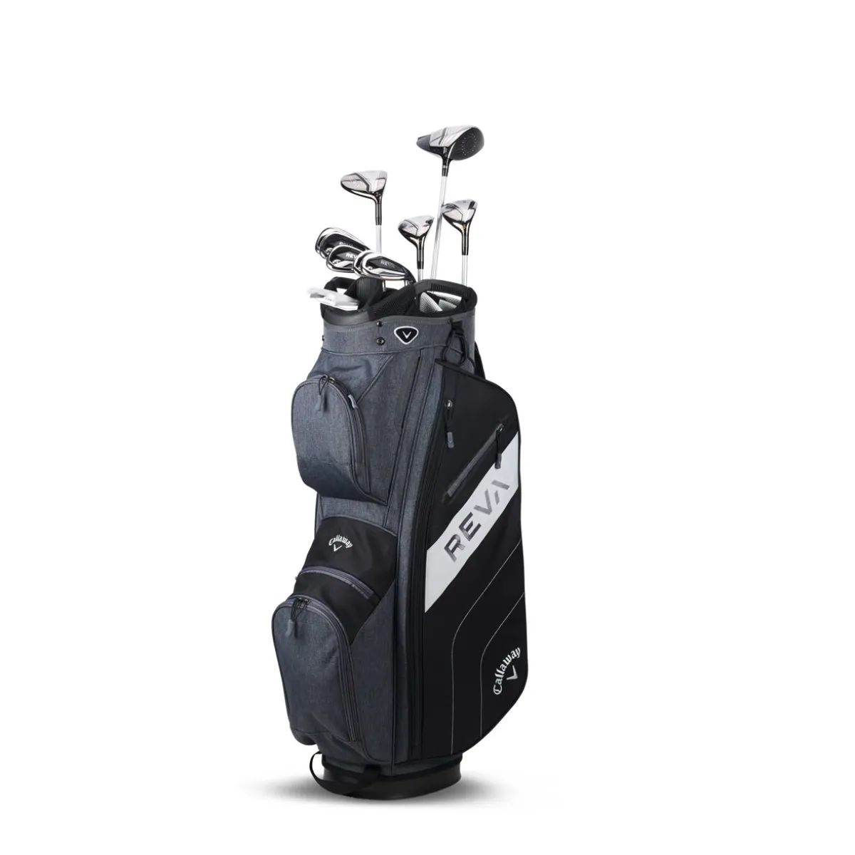 New and Used Callaway REVA Black 11 Piece w/ Cart Bag Club Set Golf Clubs