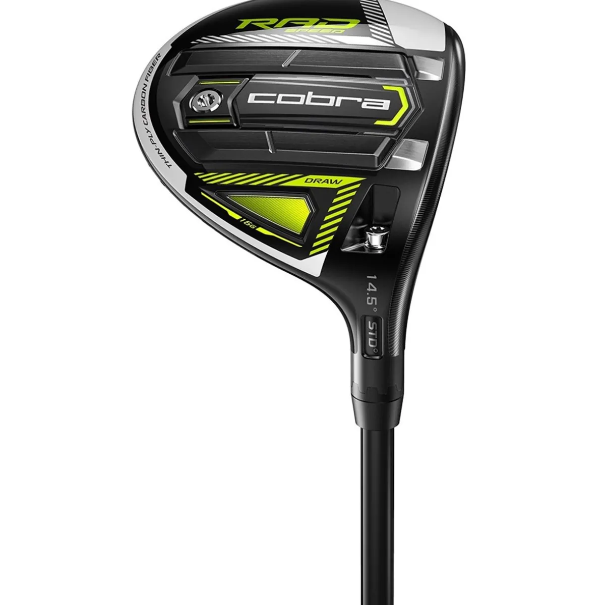 New and Used Cobra RADSpeed Draw Black/Turbo Yellow Fairway Wood Golf Clubs