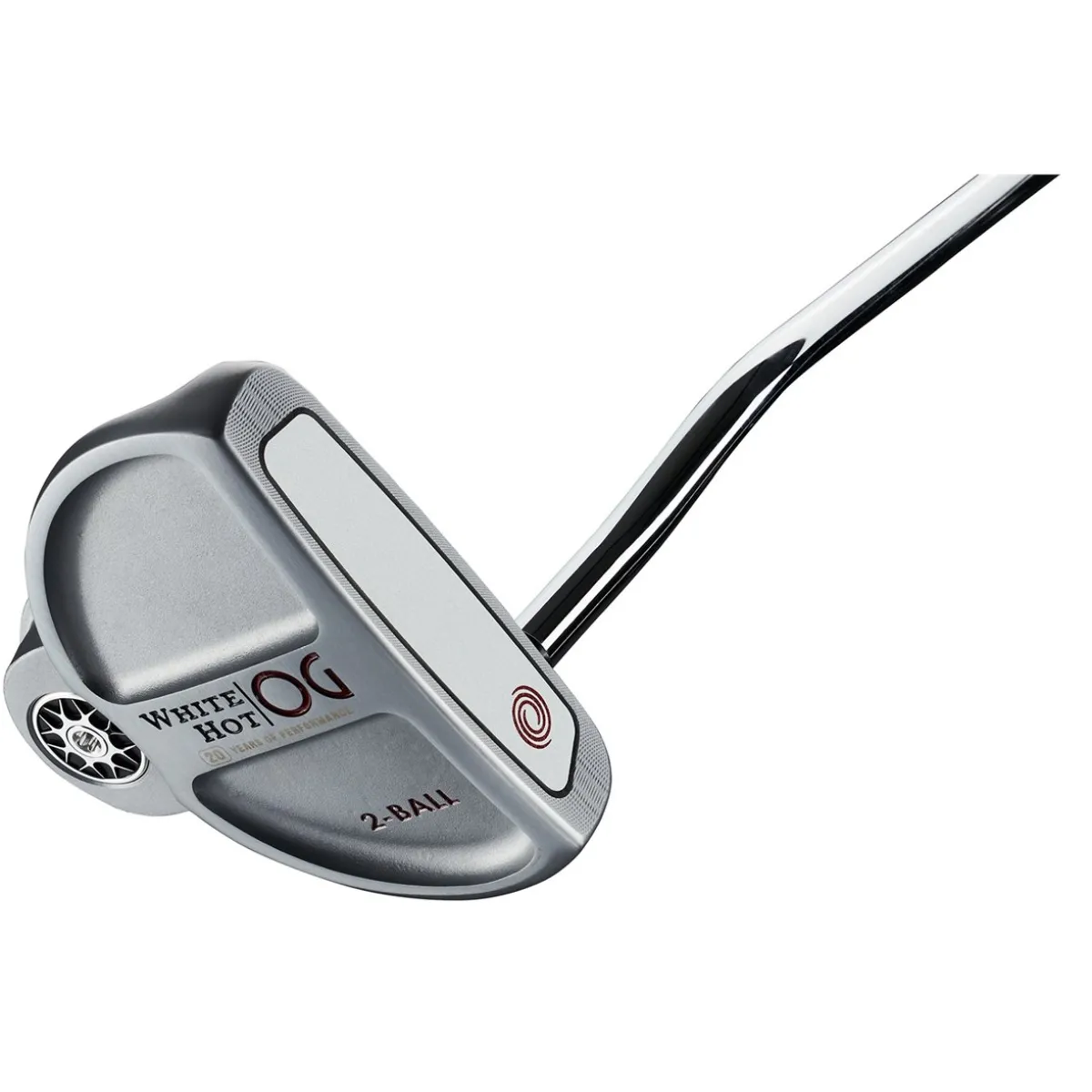 New and Used Odyssey White Hot OG 2 Ball Stroke Lab Left Handed Putter Golf Clubs