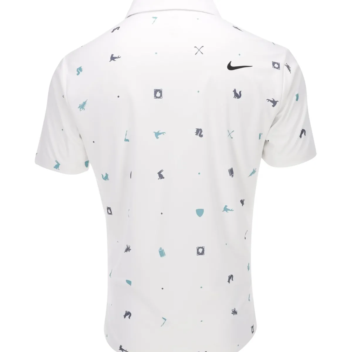 Nike DF Tour Icon Print Shirt Polo Short Sleeve Golf Apparel