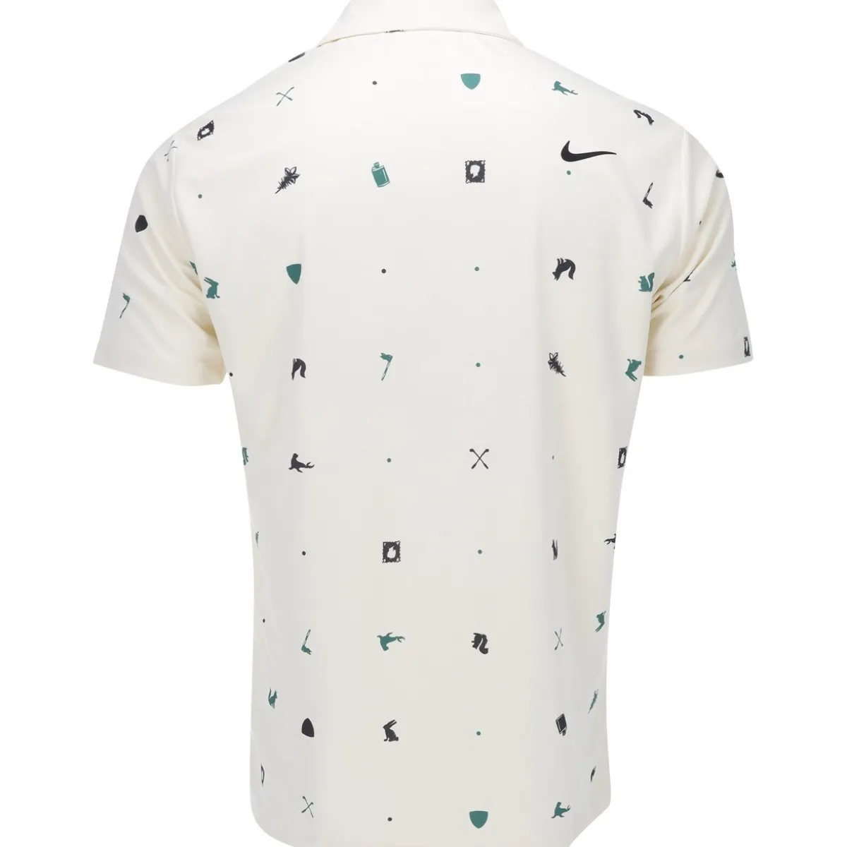 Nike DF Tour Icon Print Shirt Polo Short Sleeve Golf Apparel