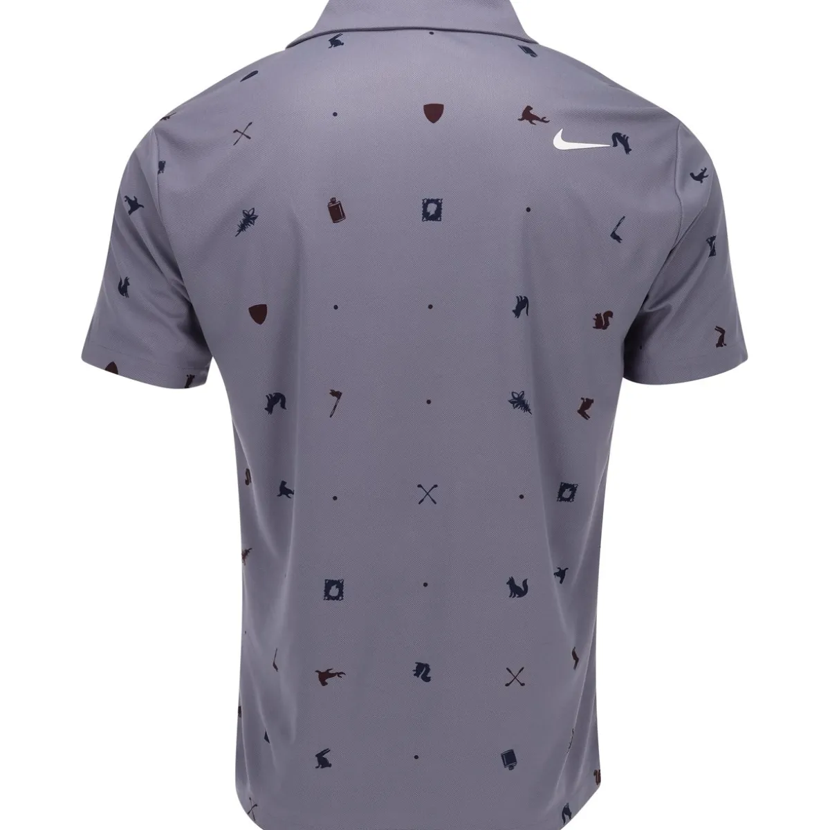 Nike DF Tour Icon Print Shirt Polo Short Sleeve Golf Apparel