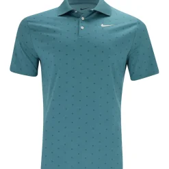 Nike DF Tour Print Shirt Polo Short Sleeve Golf Apparel