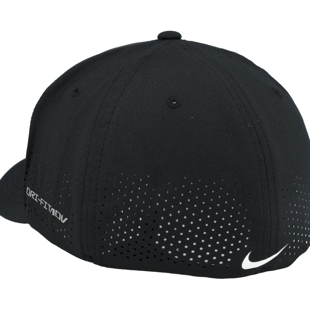 Nike DriFit Advanced Rise Structured Aerobill Swoosh Flex Perf Headwear Cap Golf Apparel