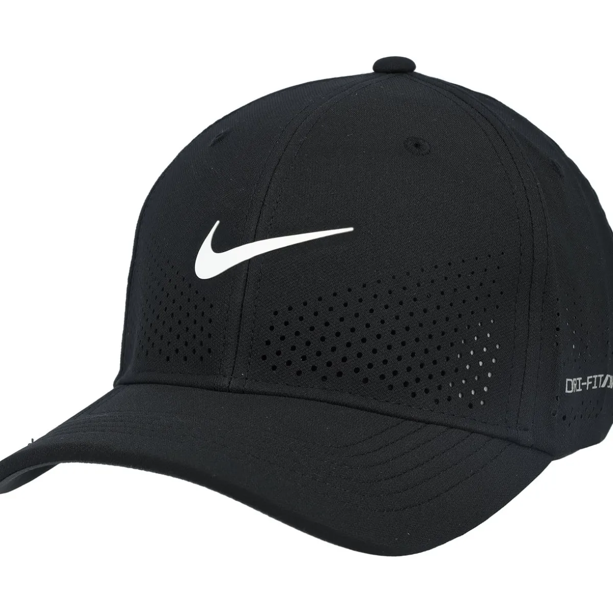 Nike DriFit Advanced Rise Structured Aerobill Swoosh Flex Perf Headwear Cap Golf Apparel