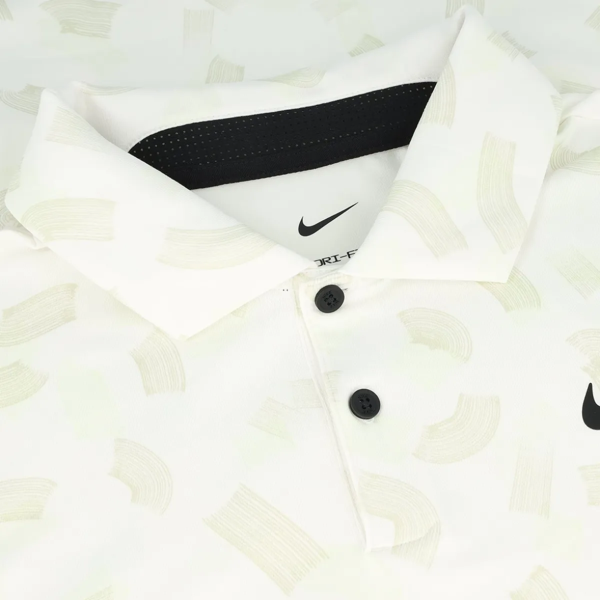 Nike DriFit Tour Micro Print Shirt Polo Short Sleeve Golf Apparel