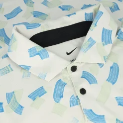 Nike DriFit Tour Micro Print Shirt Polo Short Sleeve Golf Apparel