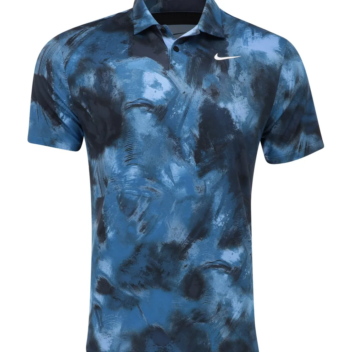 Nike DriFit Tour Ombre Print Shirt Polo Short Sleeve Golf Apparel