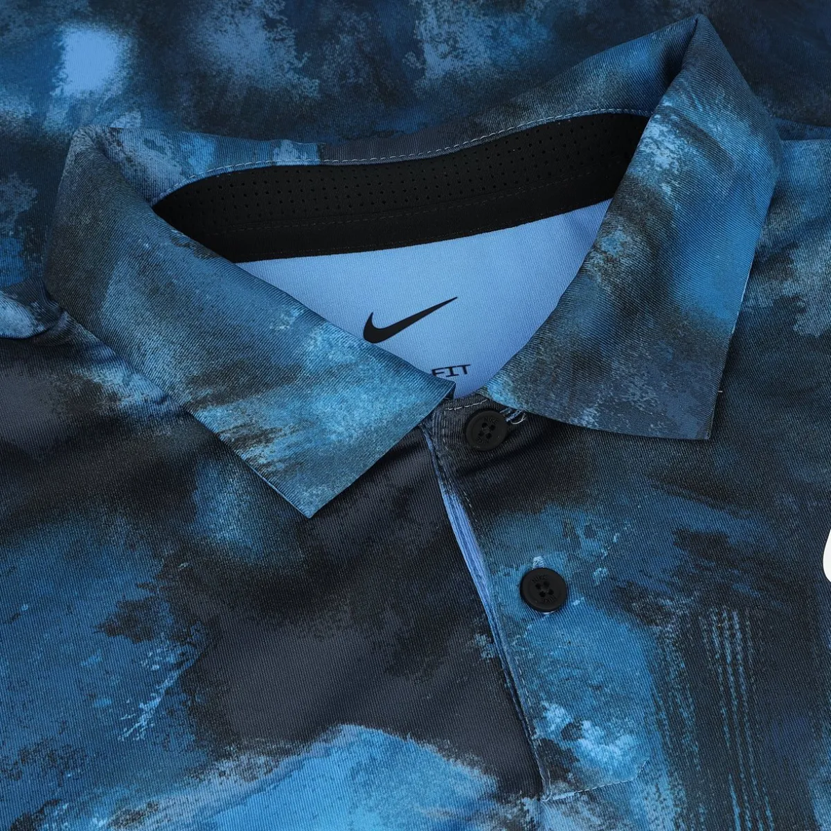 Nike DriFit Tour Ombre Print Shirt Polo Short Sleeve Golf Apparel