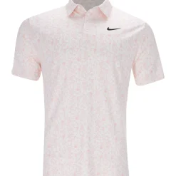 Nike Dri-Fit Tour POA Print Shirt Polo Short Sleeve Golf Apparel
