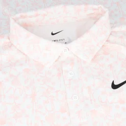 Nike Dri-Fit Tour POA Print Shirt Polo Short Sleeve Golf Apparel