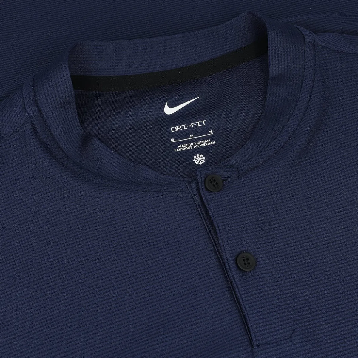 Nike DriFit Tour Texture Blade Shirt Polo Short Sleeve Golf Apparel
