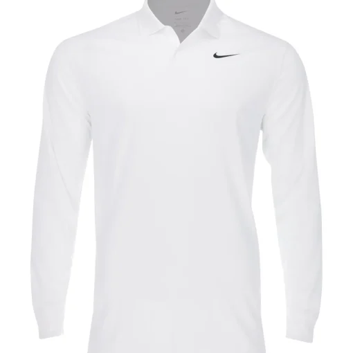 Nike Dri-Fit Victory Solid L/S Shirt Polo Long Sleeve Golf Apparel