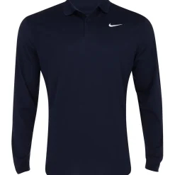 Nike Dri-Fit Victory Solid L/S Shirt Polo Long Sleeve Golf Apparel