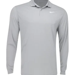 Nike Dri-Fit Victory Solid L/S Shirt Polo Long Sleeve Golf Apparel
