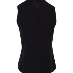 Puma Aerlon Mock Sleeveless Shirt Polo Short Sleeve Golf Apparel