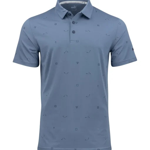 Puma Cloudspun H8 Golf Shirt Polo Short Sleeve Golf Apparel