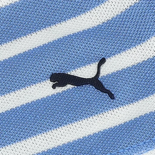 Puma EveryDay Stripe Pique Shirt Polo Short Sleeve Golf Apparel
