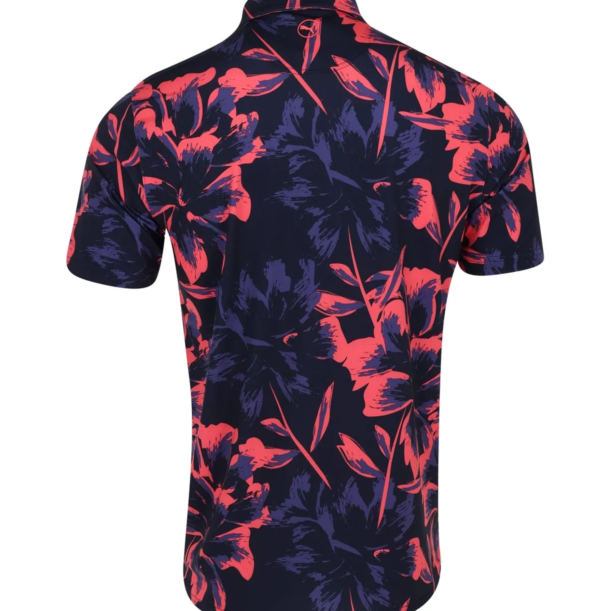 Puma MATTR Broken Flower Shirt Polo Short Sleeve Golf Apparel
