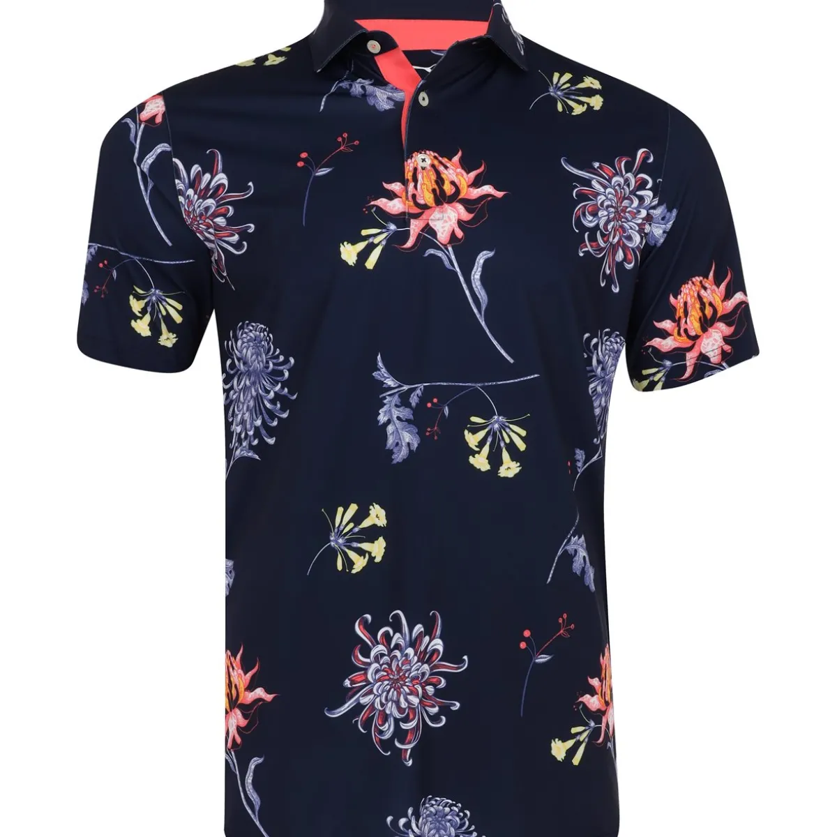 Puma MATTR Dahlia Shirt Polo Short Sleeve Golf Apparel