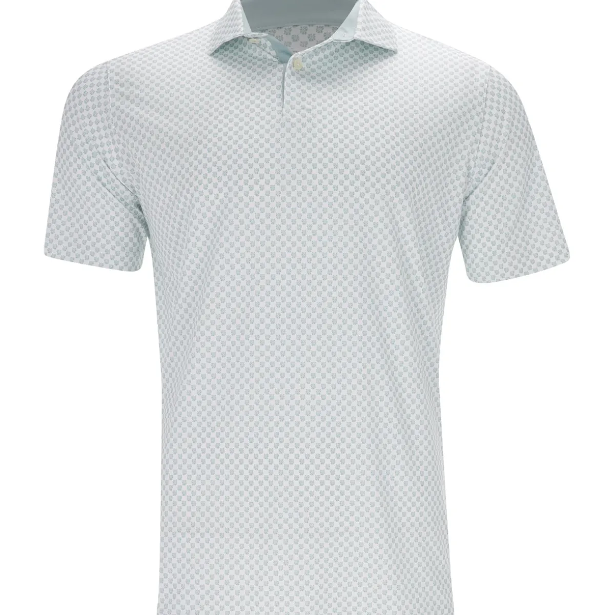 Puma MATTR Micro Floral Shirt Polo Short Sleeve Golf Apparel