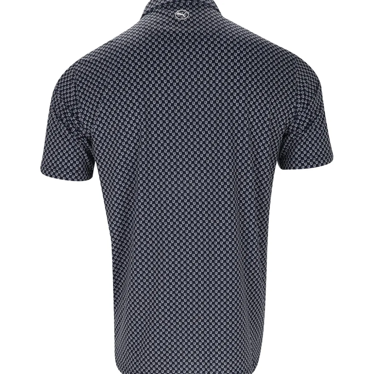 Puma MATTR Micro Floral Shirt Polo Short Sleeve Golf Apparel