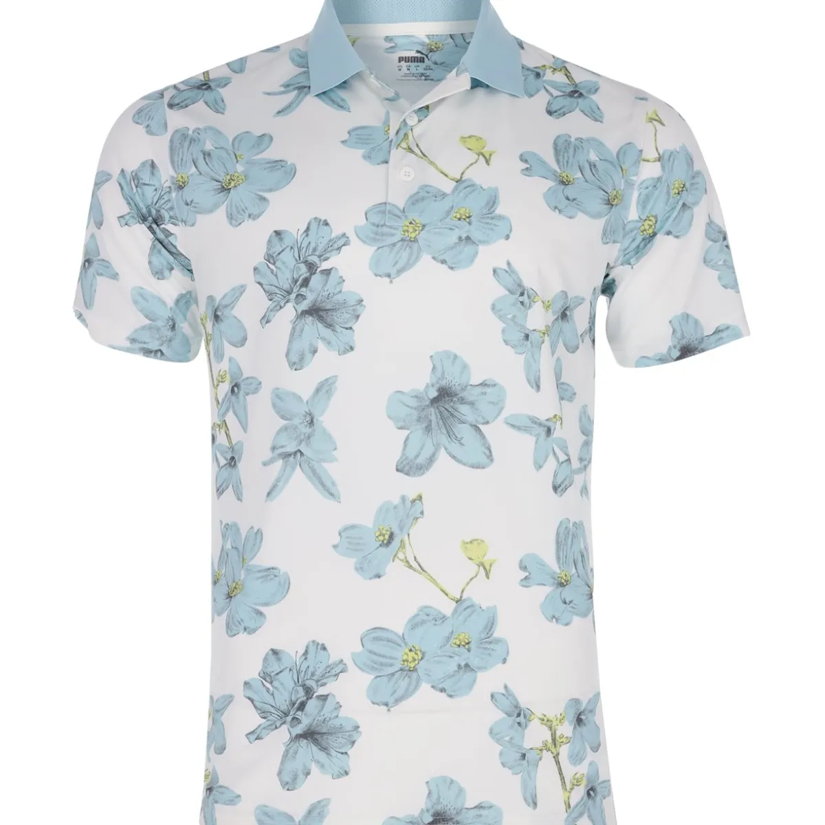 Puma Mattr Verdant Shirt Polo Short Sleeve Golf Apparel
