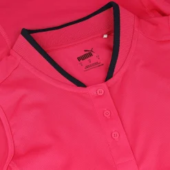 Puma Range Sleeveless Pique Shirt Polo Short Sleeve Golf Apparel