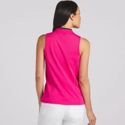 Puma Range Sleeveless Pique Shirt Polo Short Sleeve Golf Apparel