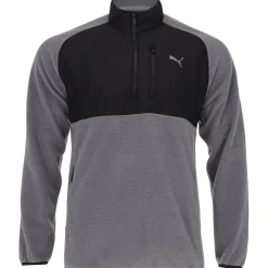 Puma Sherpa 1/4 Zip Outerwear Pullover Golf Apparel