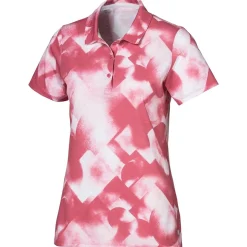 Puma Soft Geo Shirt Polo Short Sleeve Golf Apparel