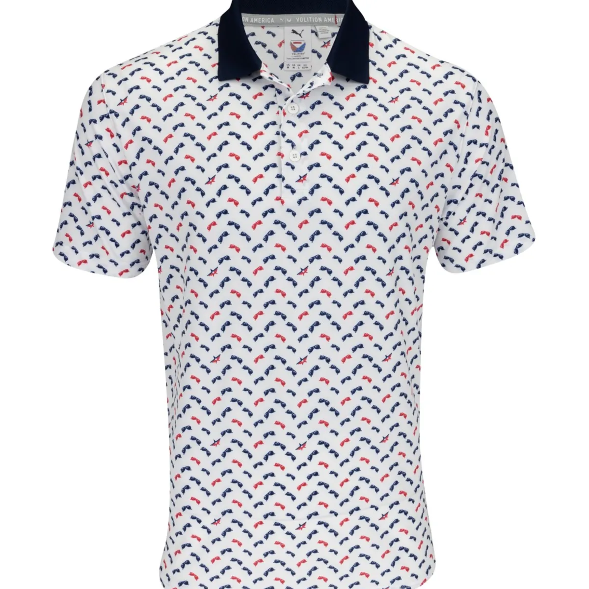 Puma Volition Aviator Shirt Polo Short Sleeve Golf Apparel