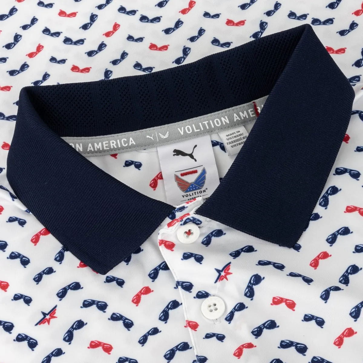 Puma Volition Aviator Shirt Polo Short Sleeve Golf Apparel