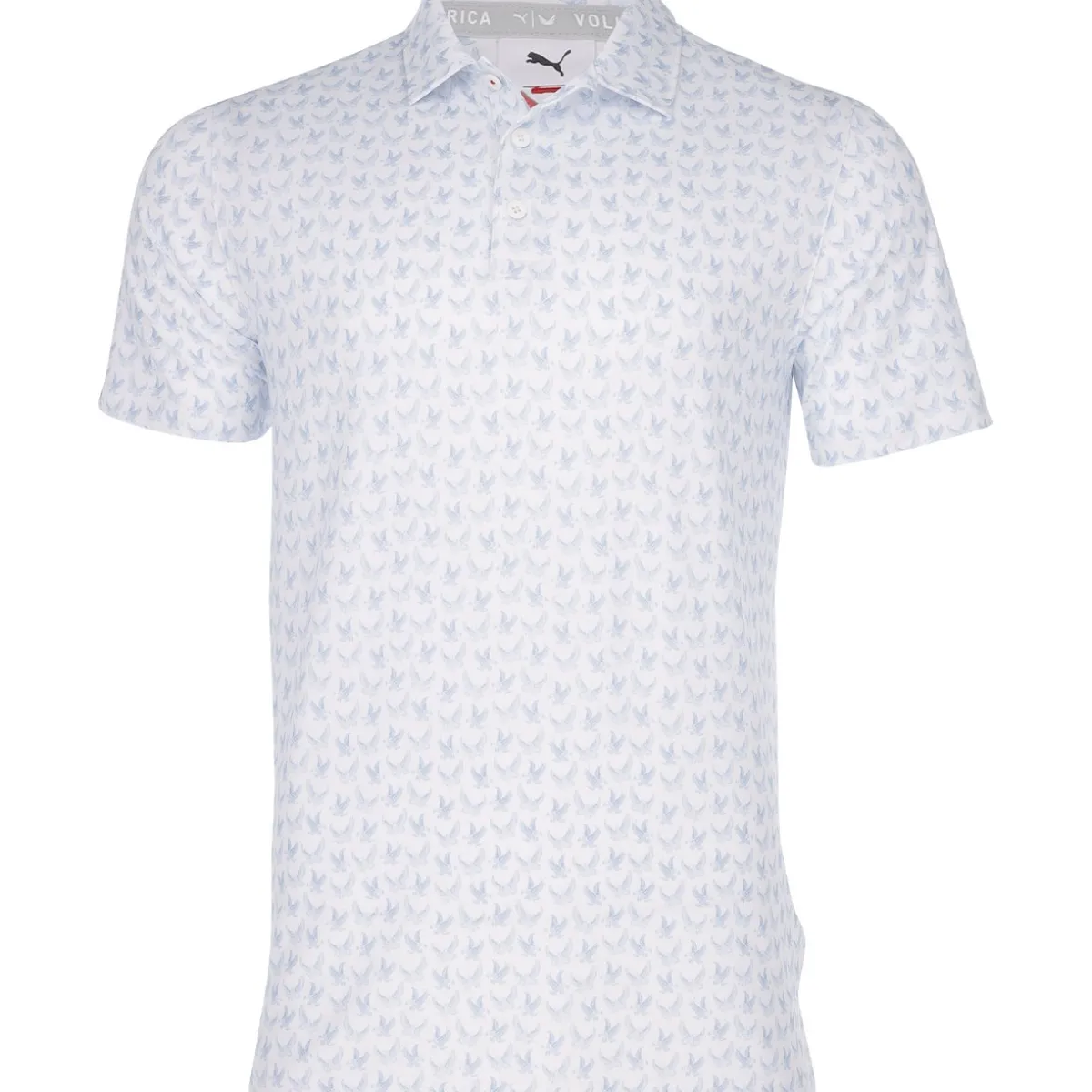 Puma Volition Bald Eagle Shirt Polo Short Sleeve Golf Apparel