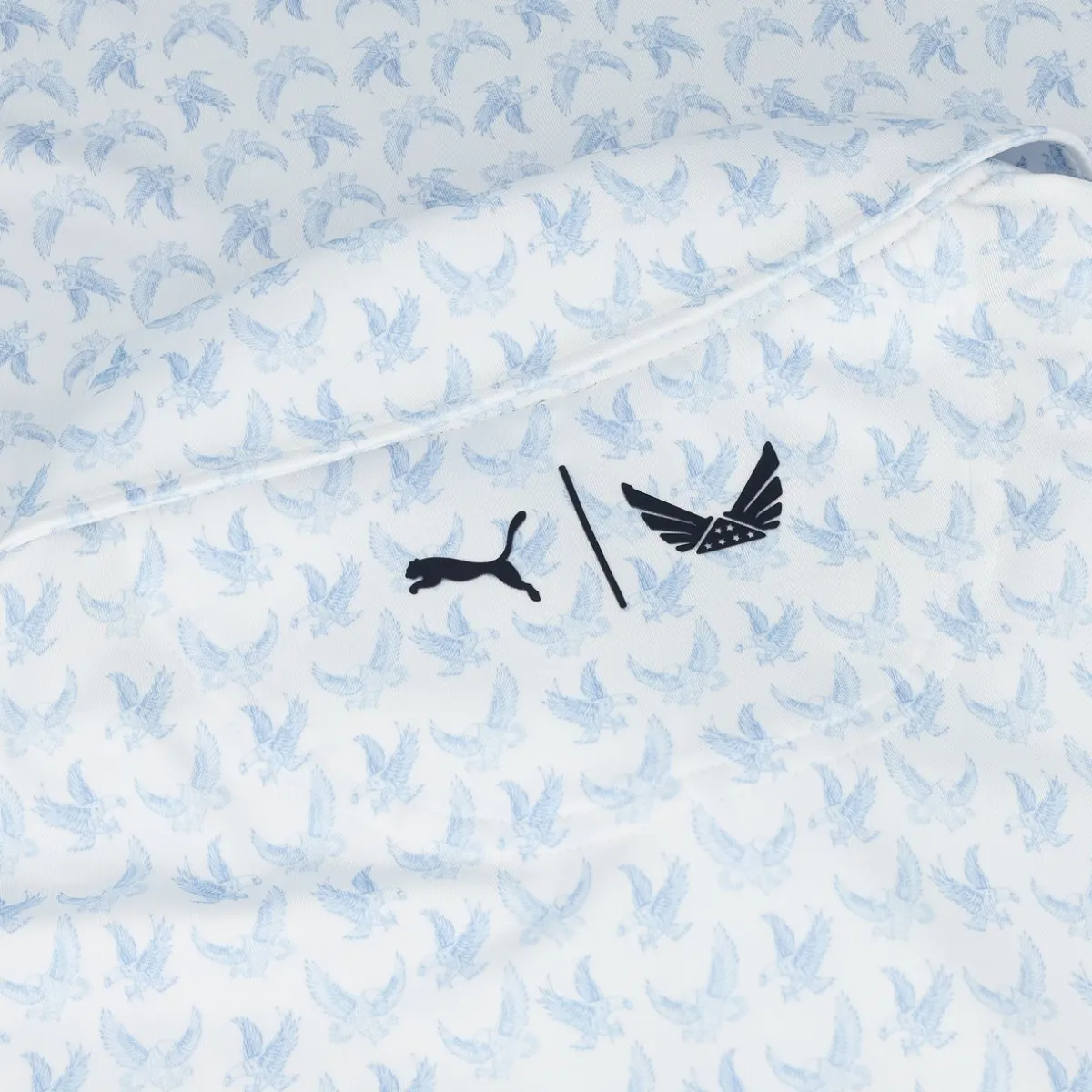 Puma Volition Bald Eagle Shirt Polo Short Sleeve Golf Apparel