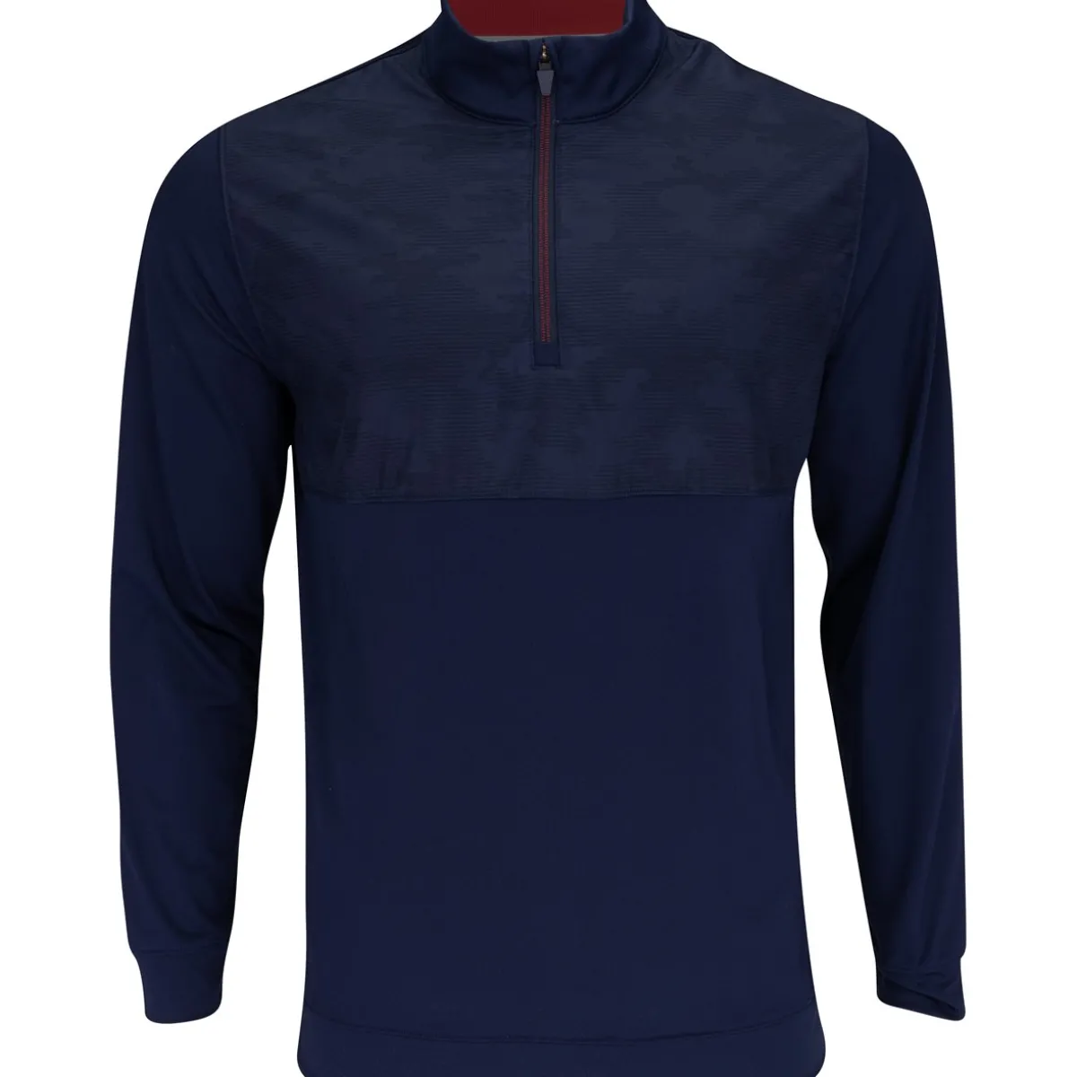 Puma Volition Camo Cover Quarter Zip Outerwear Pullover Golf Apparel