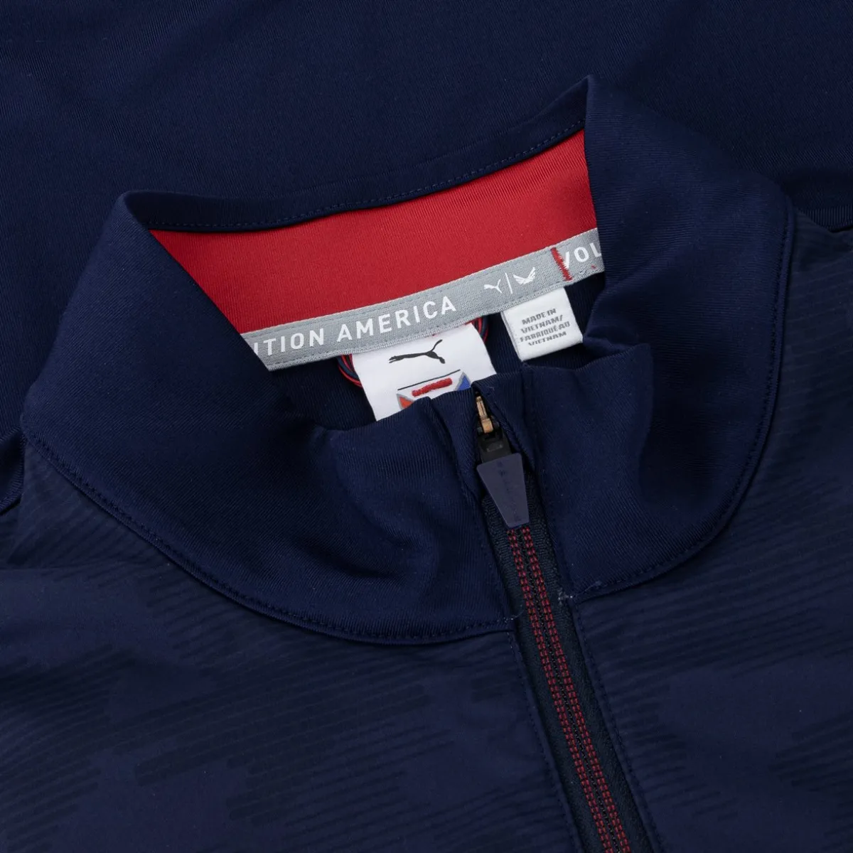 Puma Volition Camo Cover Quarter Zip Outerwear Pullover Golf Apparel