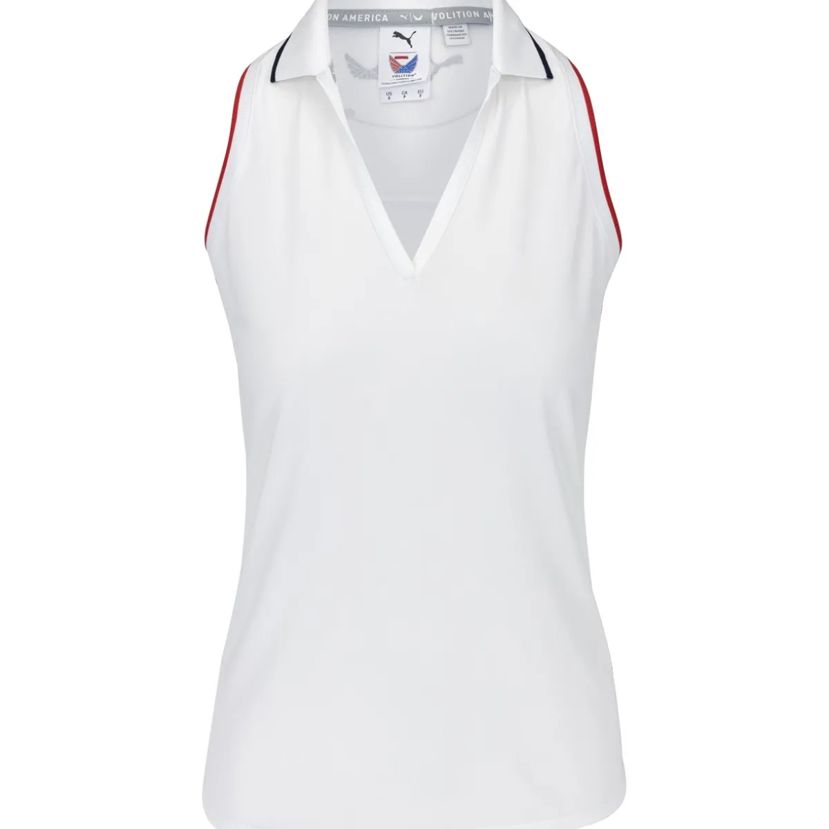 Puma Volition Rosie Sleeveless Shirt Polo Short Sleeve Golf Apparel