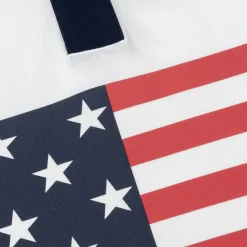 Puma Volition Stars & Bars Shirt Polo Short Sleeve Golf Apparel