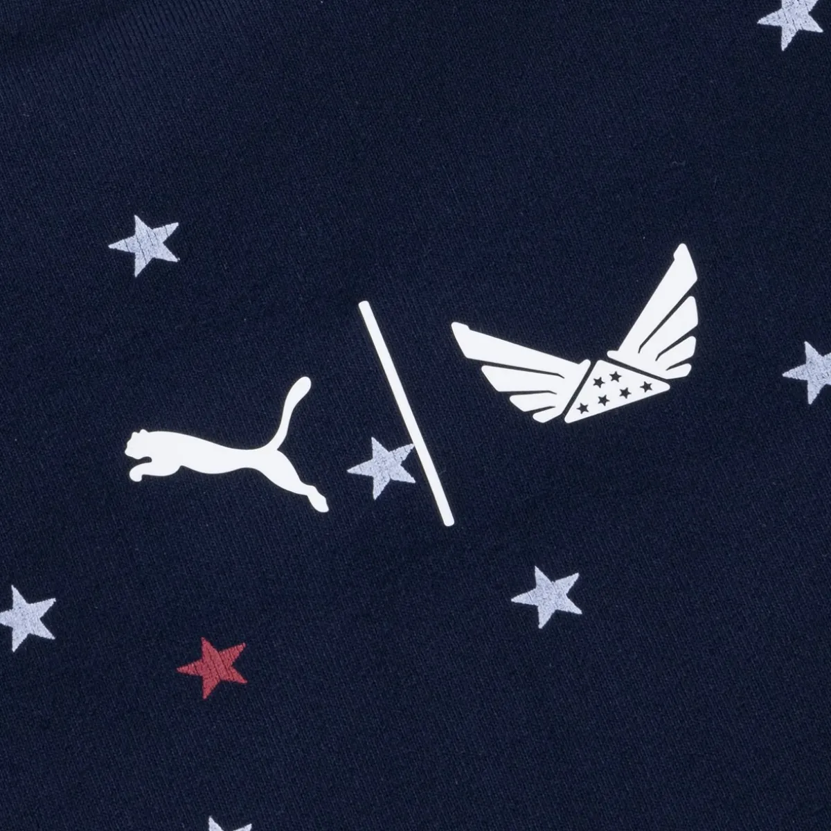 Puma Volition Stars Quarter Zip Outerwear Pullover Golf Apparel