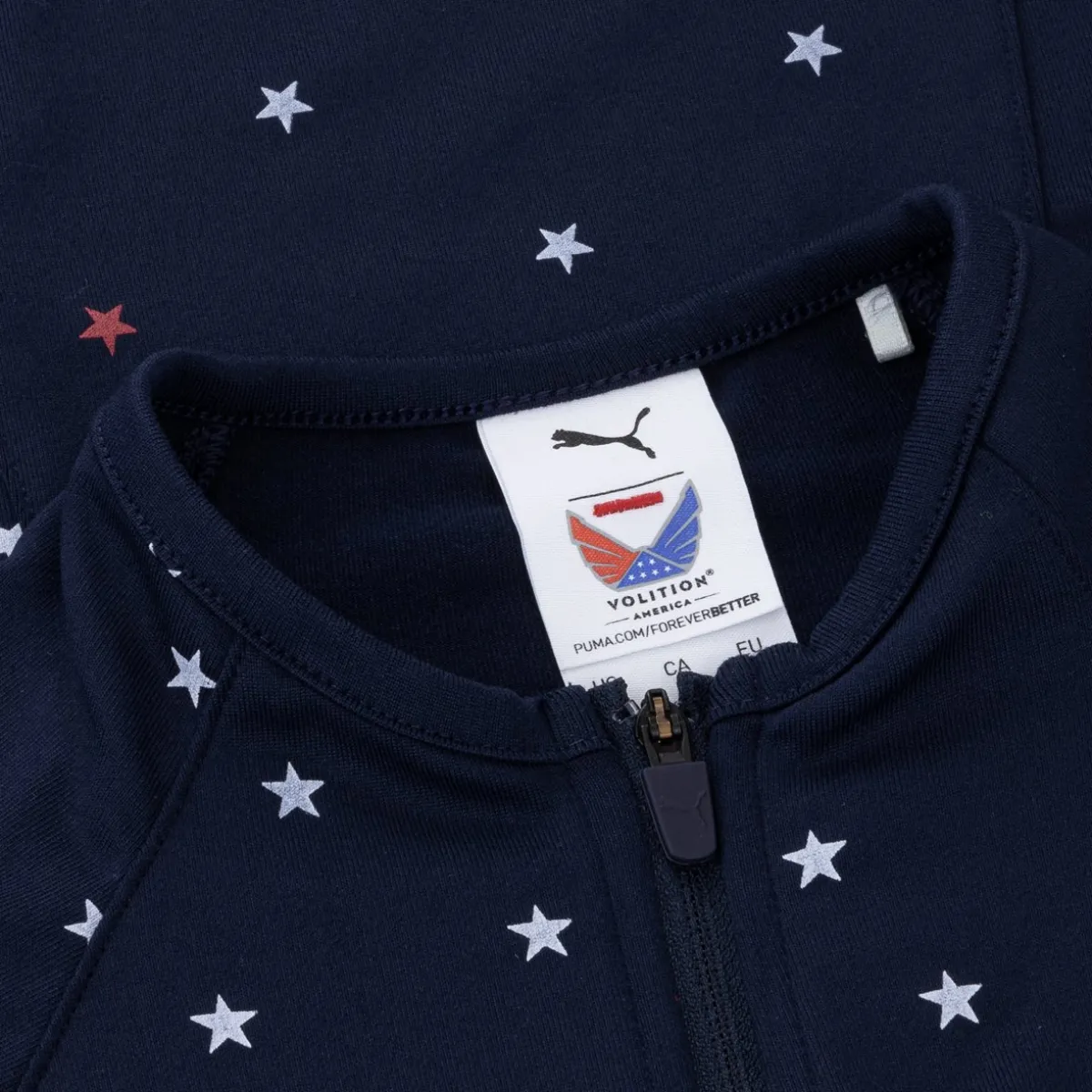 Puma Volition Stars Quarter Zip Outerwear Pullover Golf Apparel