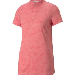 Puma W MATTR Bouquet Shirt Polo Short Sleeve Golf Apparel