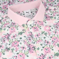 Puma X AP Floral Shirt Polo Short Sleeve Golf Apparel