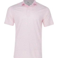 Puma X AP Mattr Checkered Shirt Polo Short Sleeve Golf Apparel