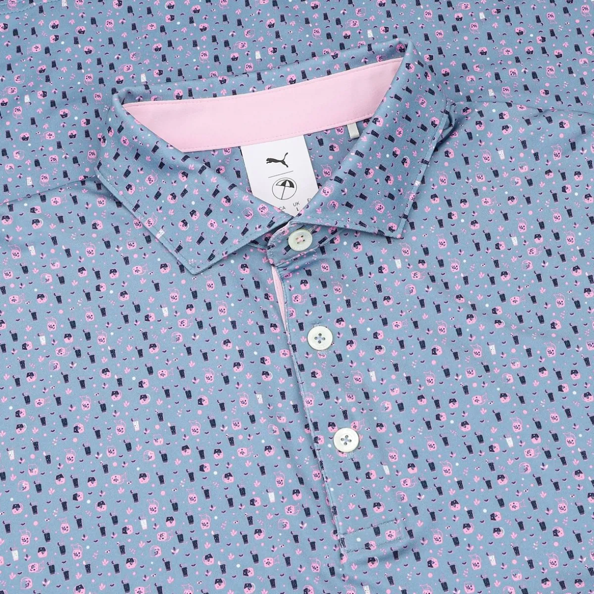 Puma X AP Tea Time Shirt Polo Short Sleeve Golf Apparel