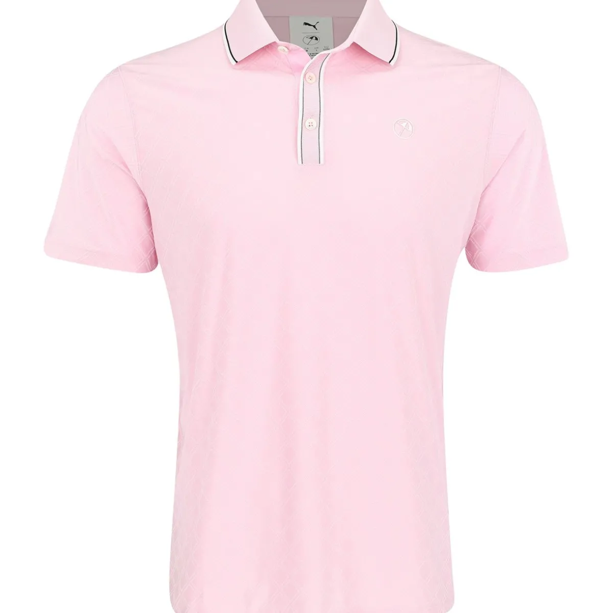Puma X AP Tipped Jacquard Shirt Polo Short Sleeve Golf Apparel