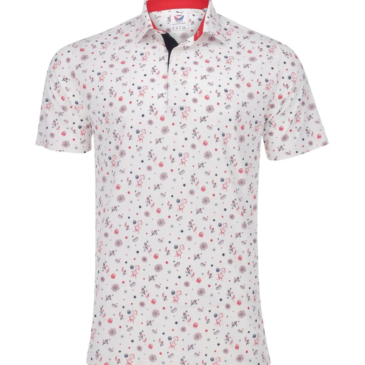 Puma X Volition Celebration Shirt Polo Short Sleeve Golf Apparel